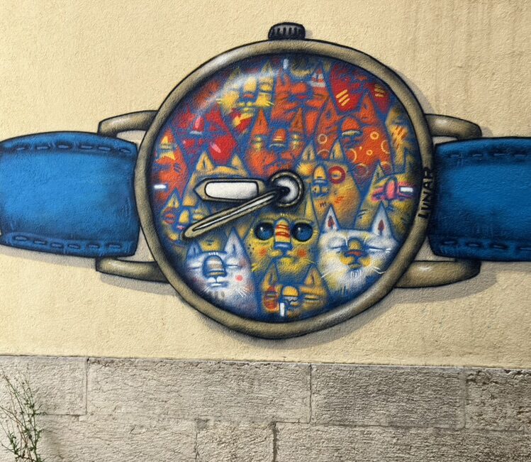 Doomsday Watch — Street art by Lunar in Le Locle