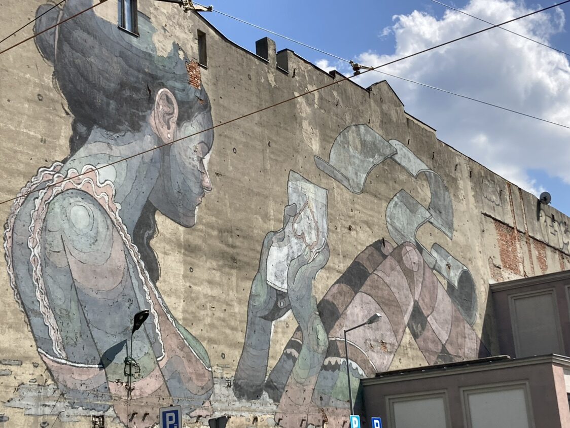 Love Letter — Street art by Aryz in Łódź