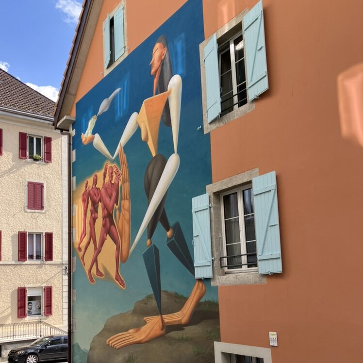 Marianne du Crêt-Vaillant, 2023 — Street art by AEC Interesni Kazki in Le Locle