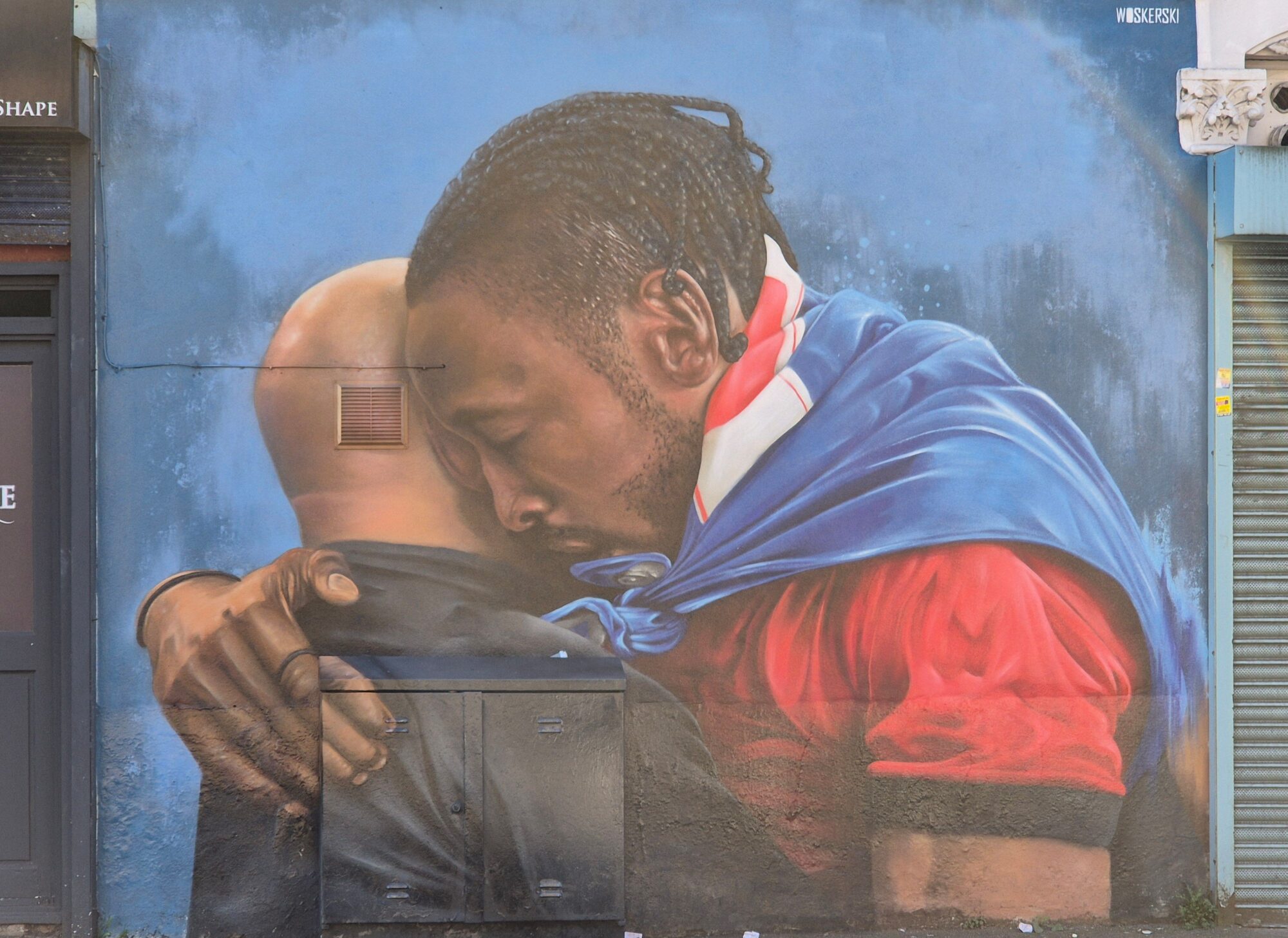 Omar Beckles - Leyton Orient — Street art de WOSKerski à London