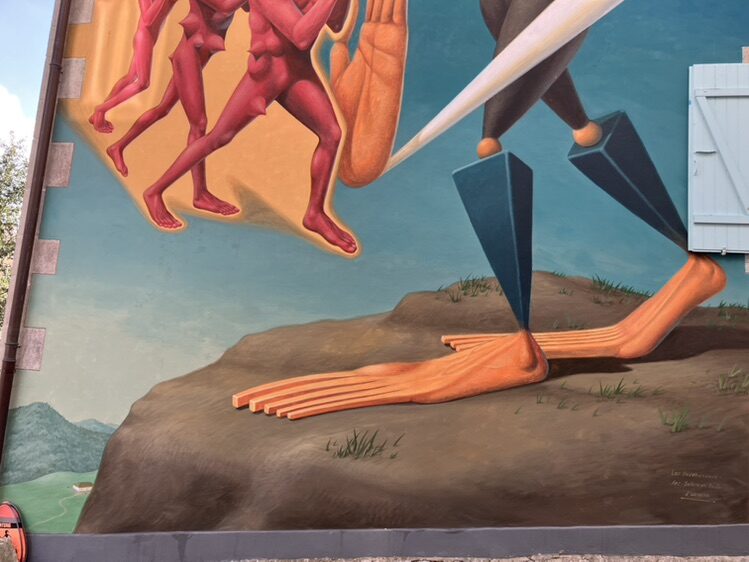 Marianne du Crêt-Vaillant, 2023 — Street art by AEC Interesni Kazki in Le Locle
