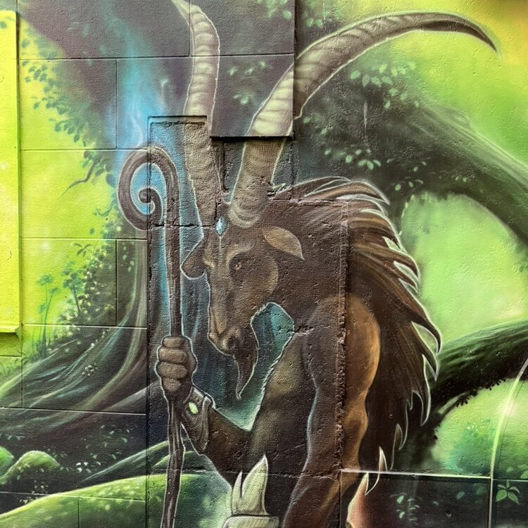 Undergrowth in Shades of Green — Street art in Neuchâtel