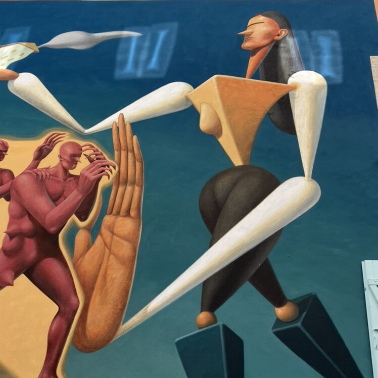 Marianne du Crêt-Vaillant, 2023 — Street art by AEC Interesni Kazki in Le Locle