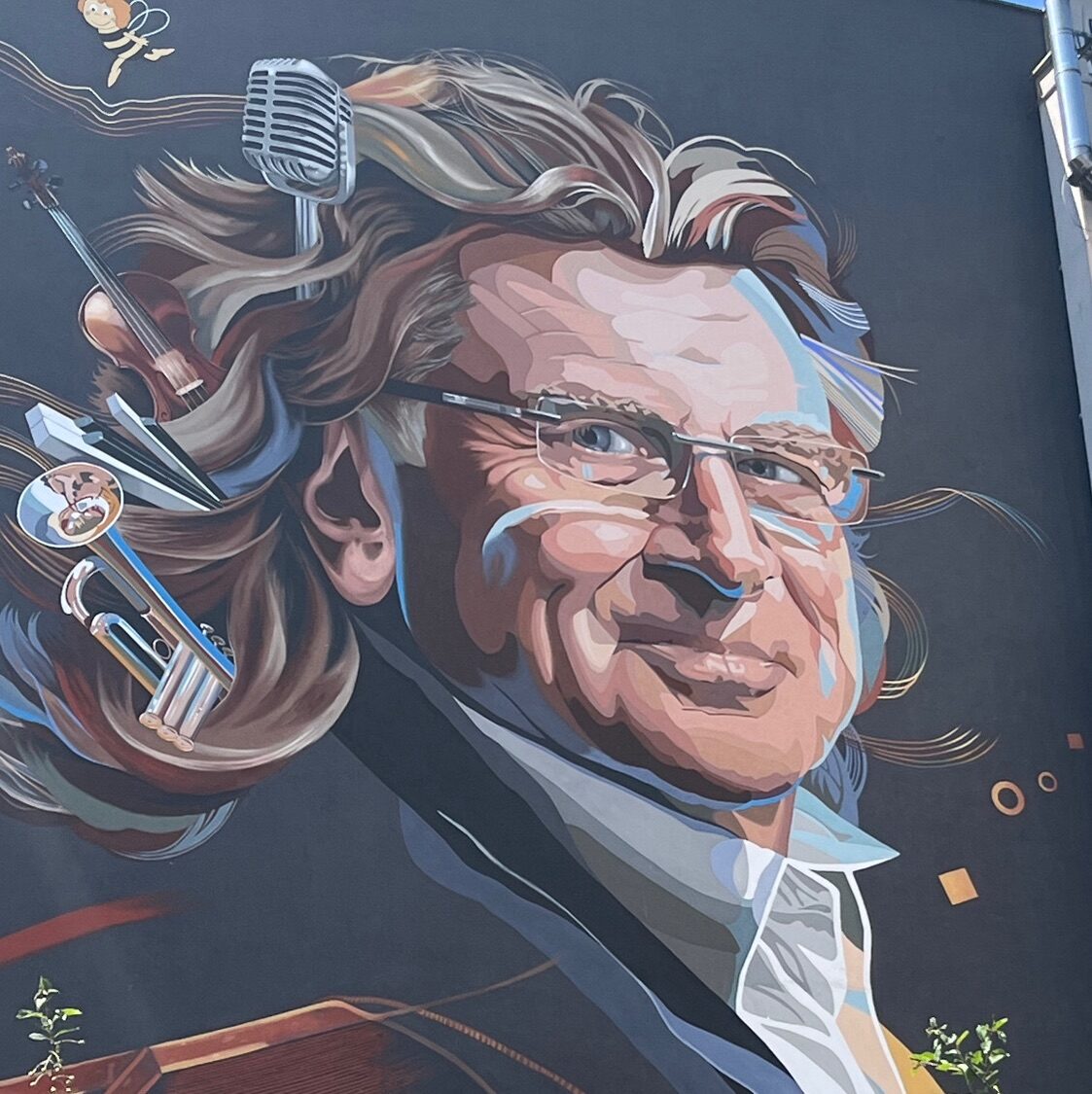 Portrait de Zbigniew Wodecki — Street art à Katowice