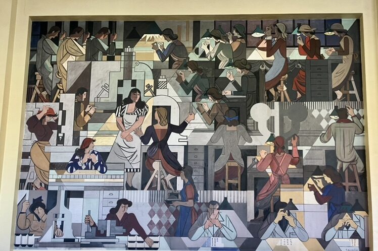 Watchmaking Industry, by Georges Dessoulavy — Street art in La Chaux-de-Fonds