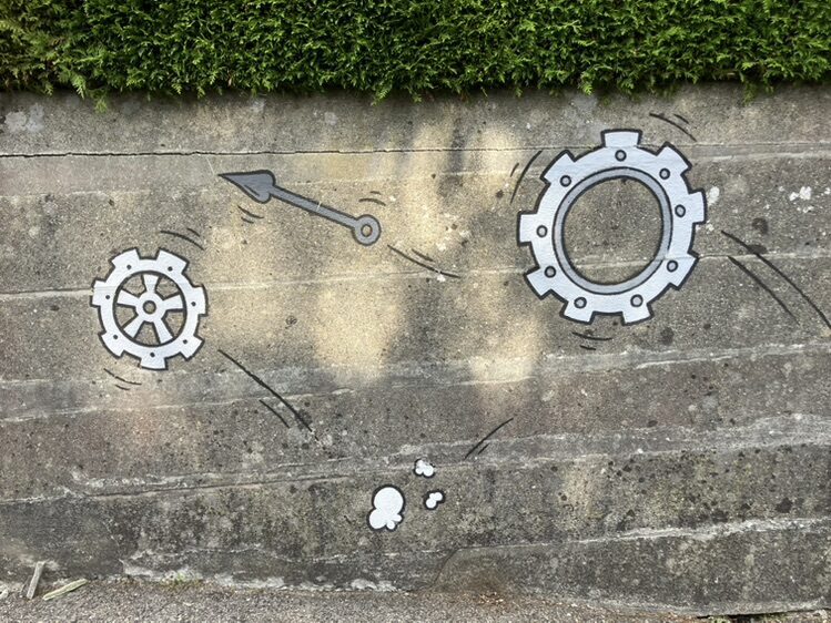 The Dudusses in Le Locle, 2021 — Street art by TocToc in Le Locle