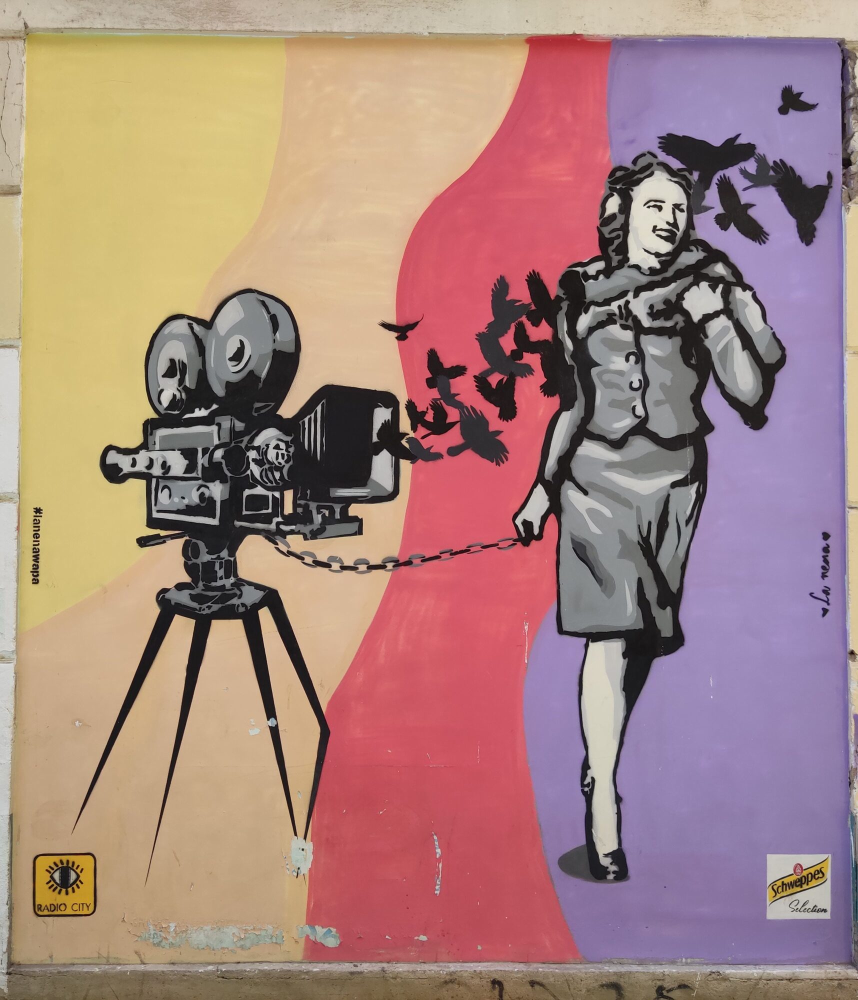 The Woman Chained to the Camera — Street art in València