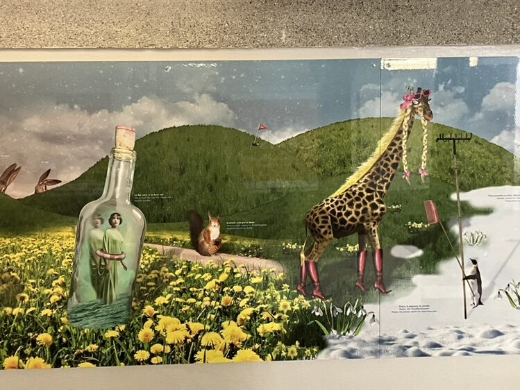 Quai 6 2/3, photomontages de Plonk & Replonk — Street art à La Chaux-de-Fonds