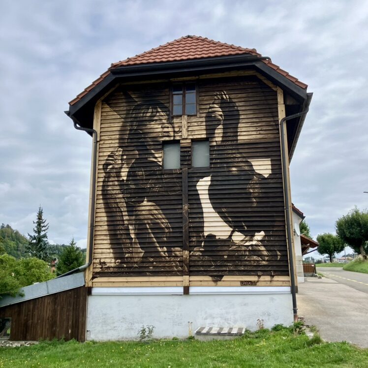 Diorama — Street art de LPVDA à Le Locle