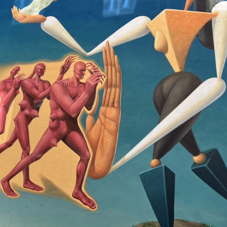 Marianne du Crêt-Vaillant, 2023 — Street art by AEC Interesni Kazki in Le Locle