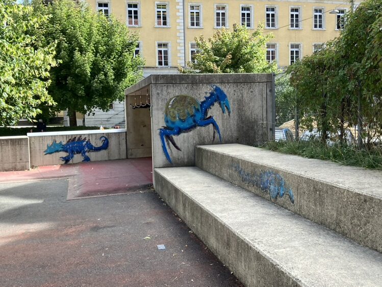 Chimères mécaniques — Street art de Codex Urbanus à Le Locle