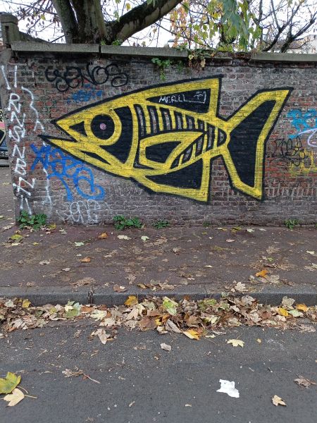 Carte et plan du street art à Lille (France)