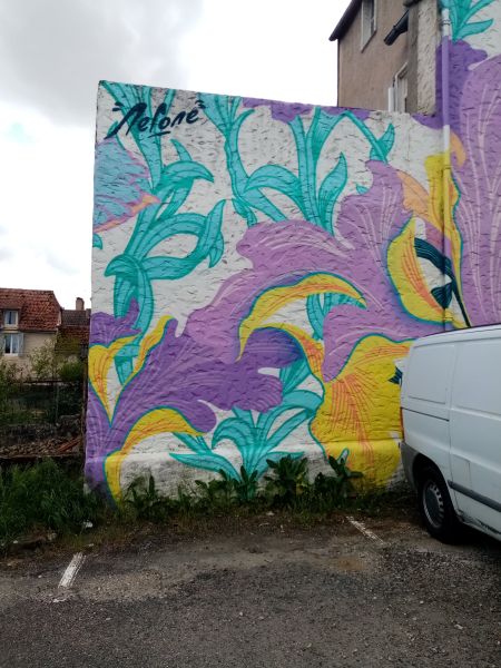 Map of street art in Montignac-Lascaux (France)