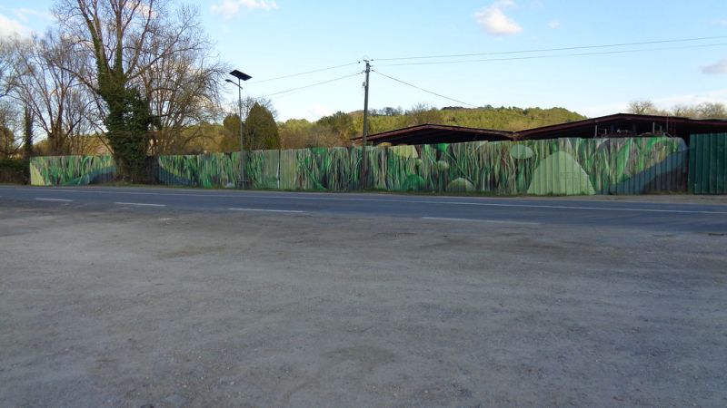 Carte et plan du street art à Montrem (France)