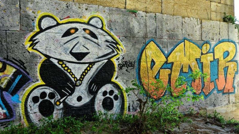 Map of street art in Pringy (France)