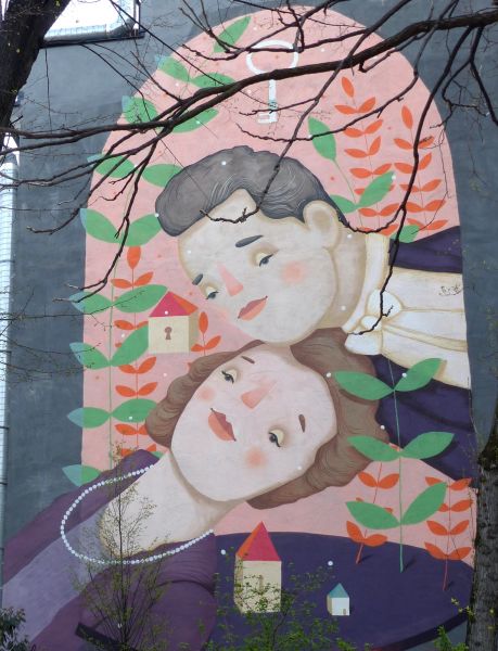 Map of street art in Wien (Austria)