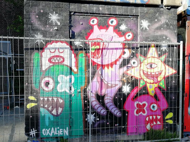 Trio of monster and alien characte… — Amsterdam, Netherlands