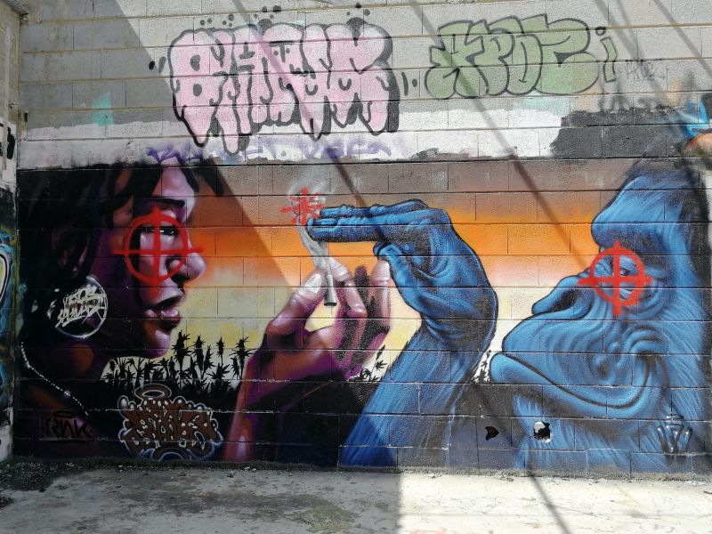 Map of street art in Chantepie (France)