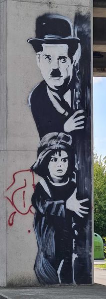 Map of street art in Bitsingen (Belgium)