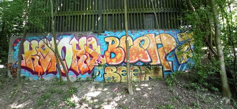 Map of street art in Villeneuve-d'Ascq (France)