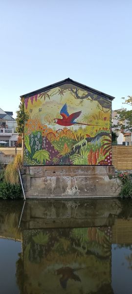 Map of street art in Pornic (France)