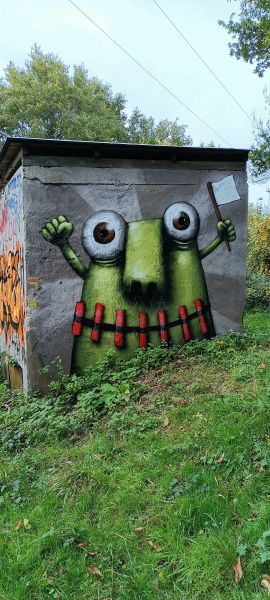 Map of street art in Vertou (France)