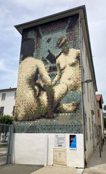 Map of street art in Dax (France)