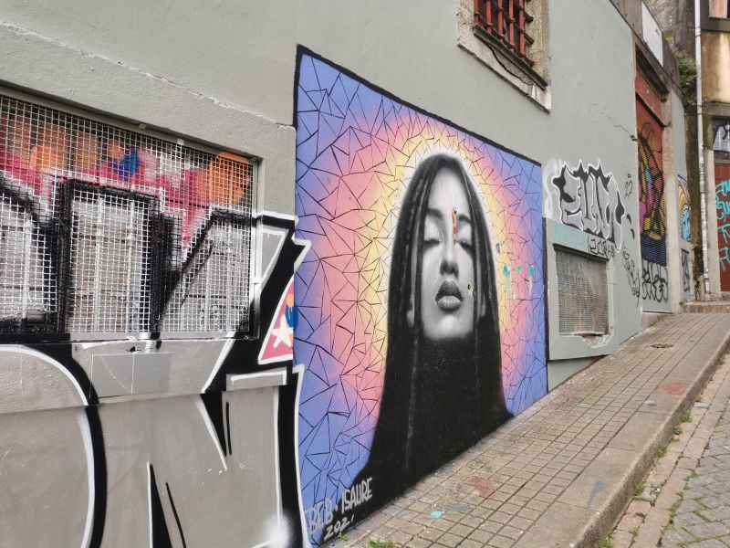 Carte et plan du street art à Porto (Portugal)