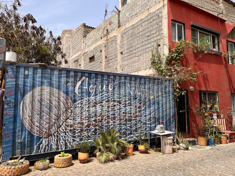 Map of street art in Santa Maria (Cabo Verde)