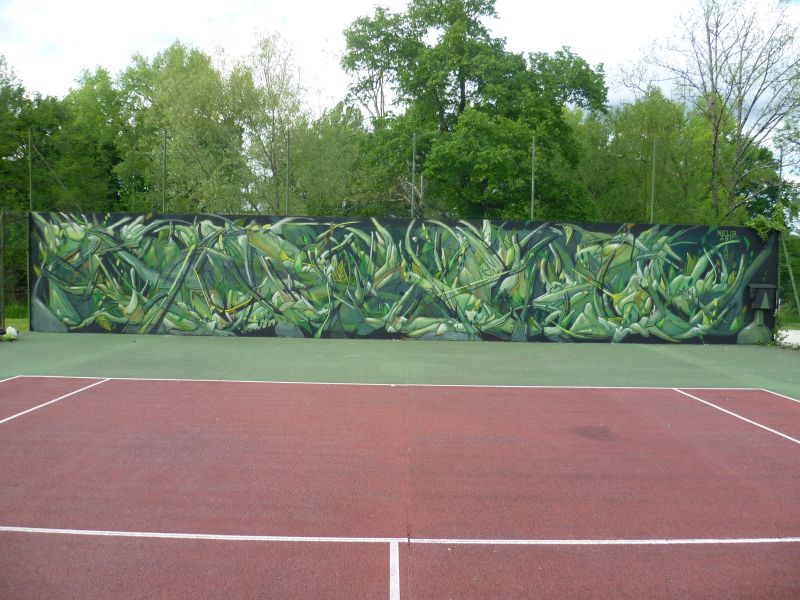 Map of street art in Marsac-sur-l'Isle (France)
