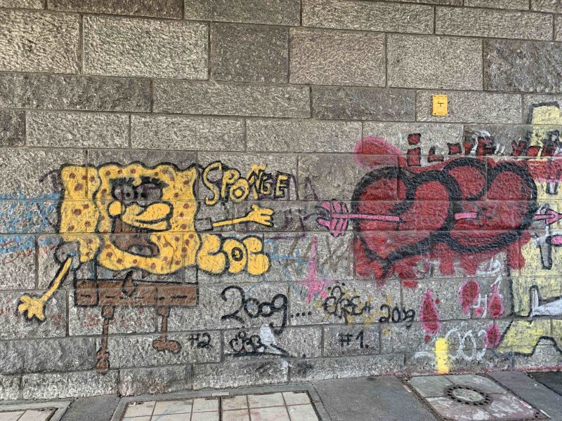 Carte et plan du street art à Kehl (Germany)