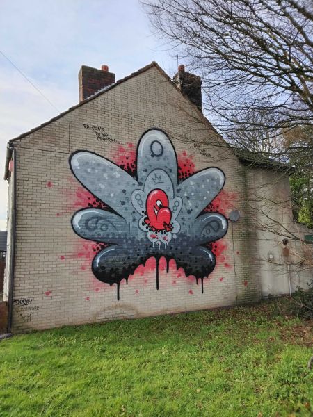 Map of street art in Willenhall (United Kingdom)