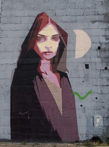 Map of street art in Redon (France)