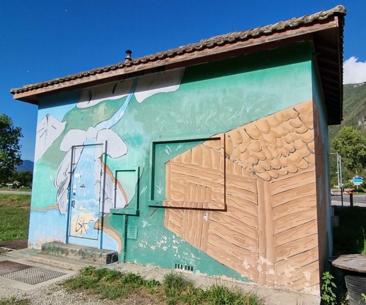 Map of street art in Doussard (France)