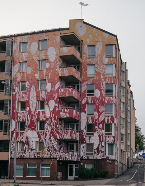 Carte et plan du street art à Helsinki (Finland)