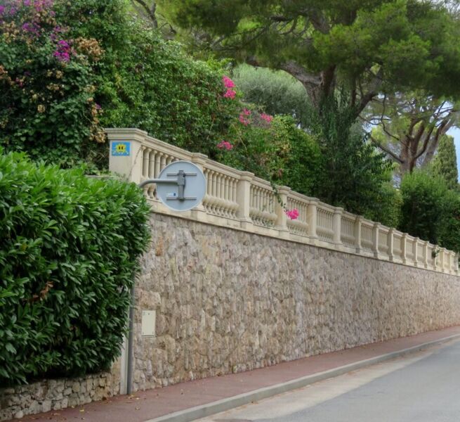 Map of street art in Saint-Jean-Cap-Ferrat (France)