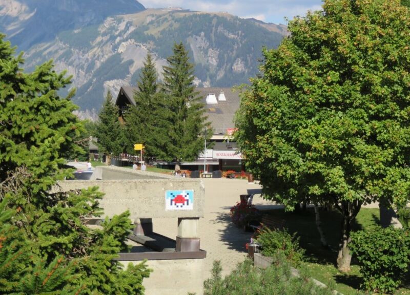 Map of street art in Anzère (Switzerland)