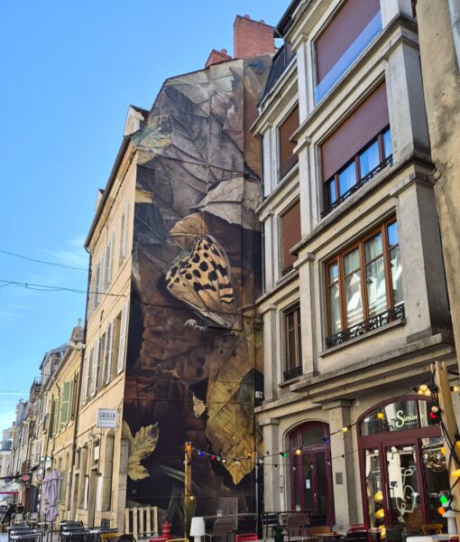 Carte et plan du street art à Dijon (France)