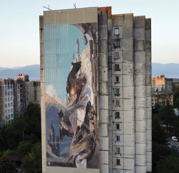 Carte et plan du street art à Kutaisi (Georgia)