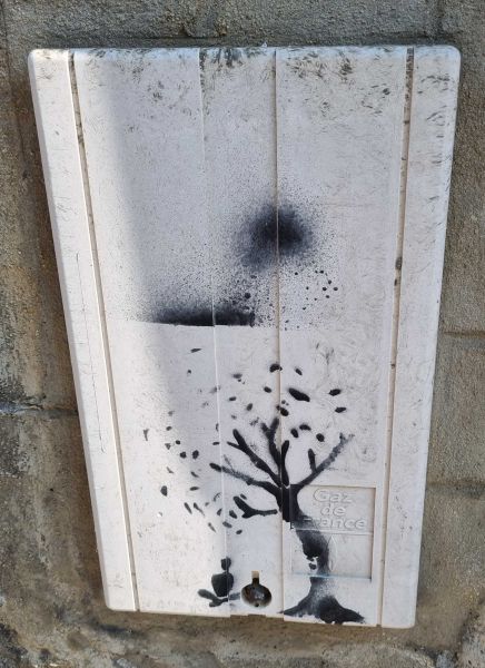 Map of street art in Tréguier (France)