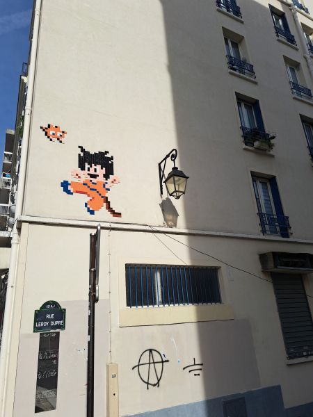 Carte et plan du street art à Paris (France)