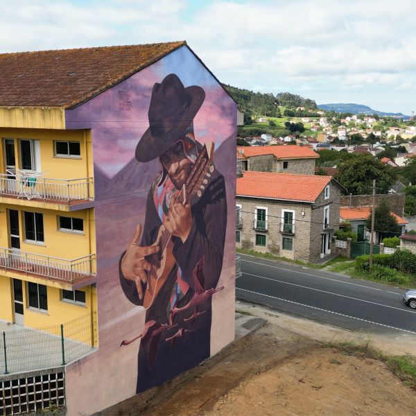 Map of street art in Fene (Spain)