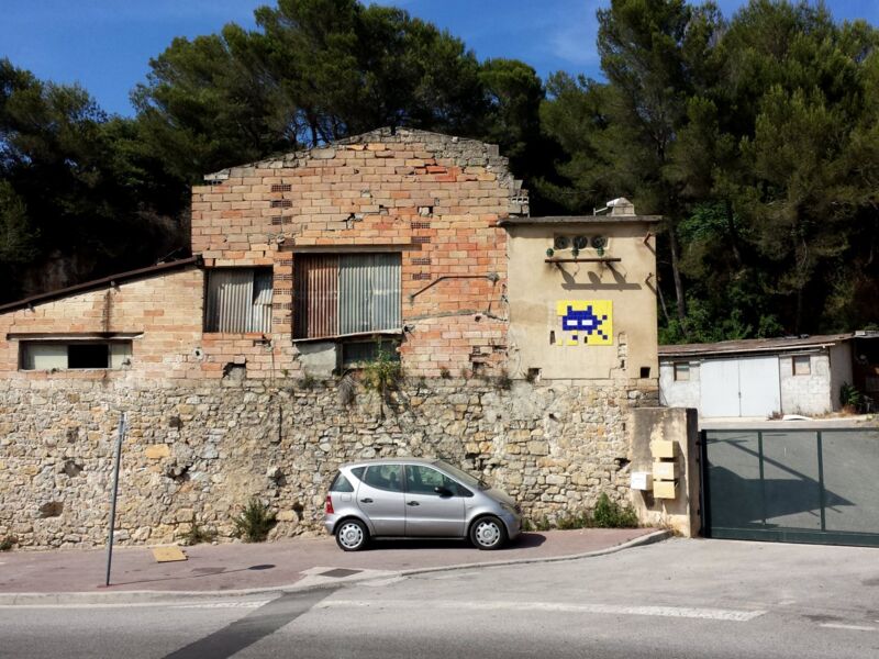 Carte et plan du street art à Mougins (France)