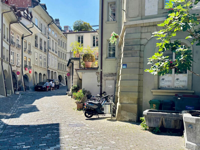 Map of street art in Bern (Switzerland)