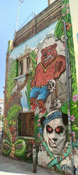 Map of street art in Marseille (France)