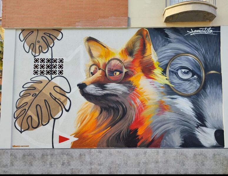 Carte et plan du street art à Huelva (Spain)