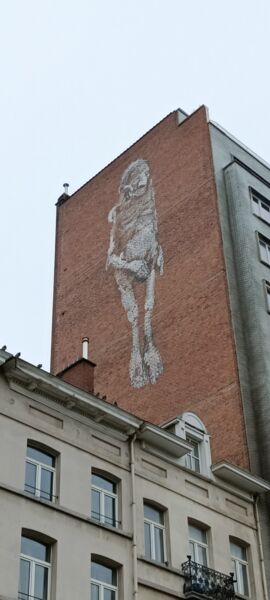Carte et plan du street art à Saint-Gilles (Belgium)