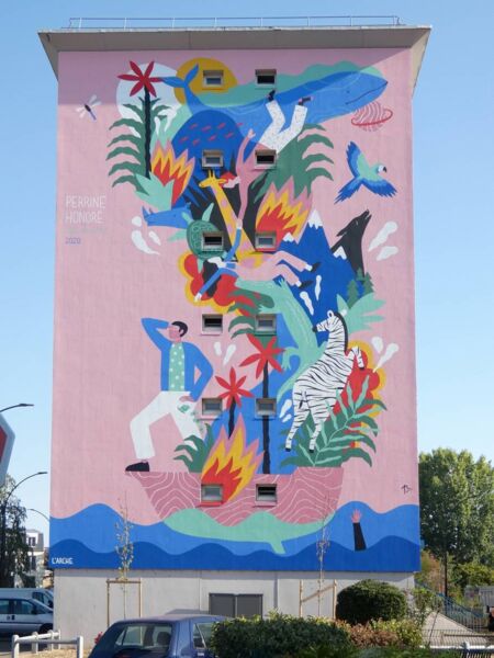 Carte et plan du street art à Montargis (France)