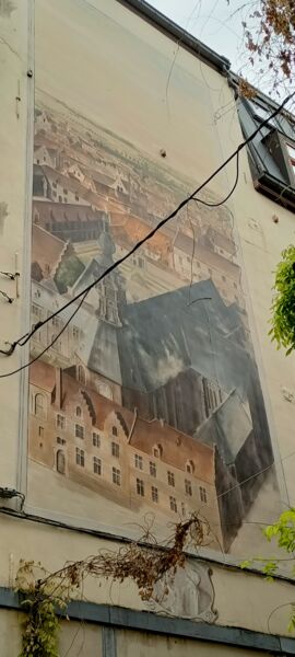 Map of street art in Bruxelles (Belgium)