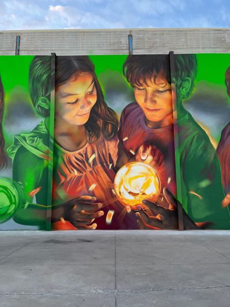 Map of street art in Agüimes (Spain)